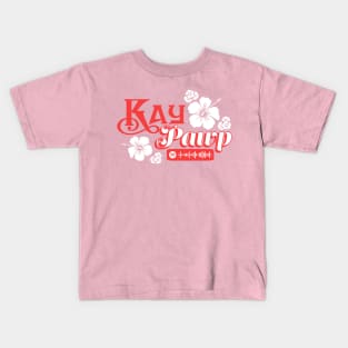 Kay Pawp Playlist Cover Design Kids T-Shirt